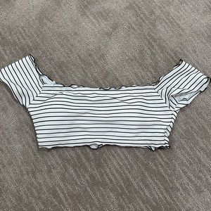 off the shoulder bikini top